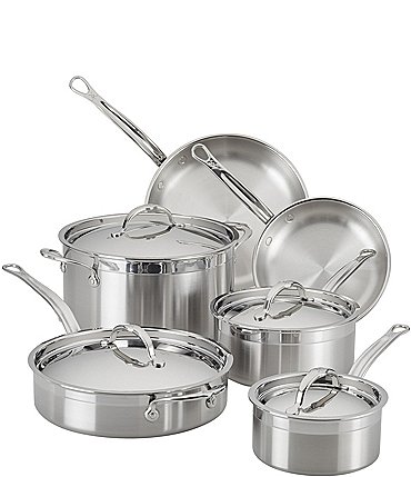 Image of Hestan ProBond Stainless Steel Ultimate 10-Piece Cookware Set