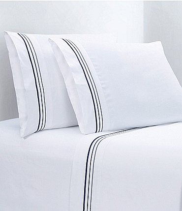 Image of HiEnd Accents 350-Thread Count Embroidered Border Sheet Set