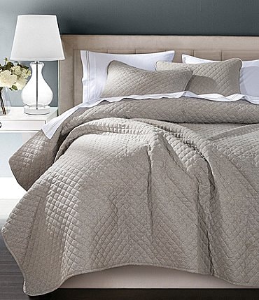 Image of HiEnd Accents Anna Diamond Quilted Coverlet Mini Set