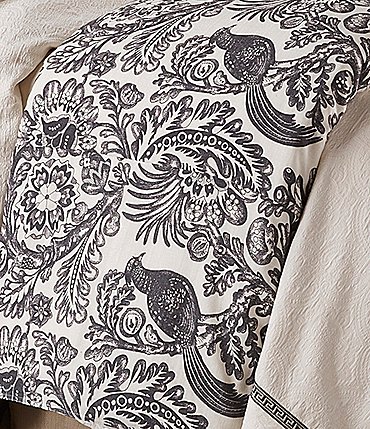 Image of HiEnd Accents Augusta French Toile Pattern Duvet Cover