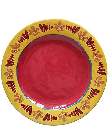 Image of HiEnd Accents Bonita Melamine Collection Dinner Plate, Set of 4