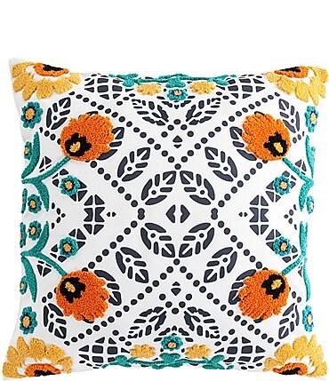 Image of Paseo Road by HiEnd Accents Bonita Floral Motif Outdoor Pillow