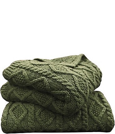 Image of HiEnd Accents Chunky Cable Knit Throw