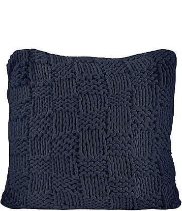 Image of HiEnd Accents Chess Knit Filled Euro Pillow