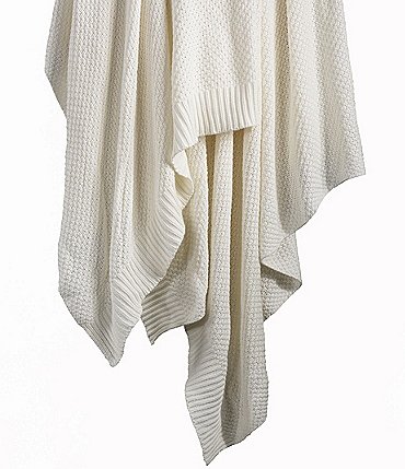Image of Hiend Accents Cotton Knit Bed Blanket
