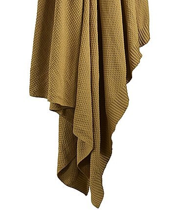 Image of HiEnd Accents Cotton Knit Throw Blanket