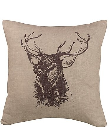 Image of HiEnd Accents Elk Bust Pillow