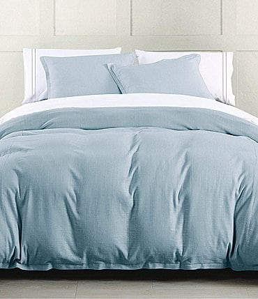 Image of HiEnd Accents Hera Flange Linen Comforter Mini  Set