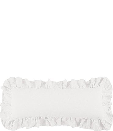 Image of HiEnd Accents Linen Ruffled Body Pillow