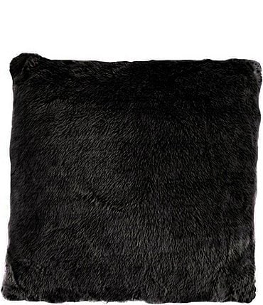 Image of HiEnd Accents Oversized Faux Fur Arctic Bear Pillow