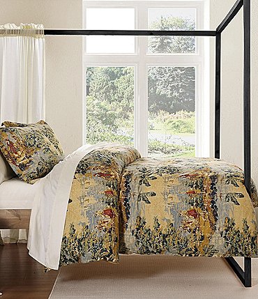 Image of HiEnd Accents Provence Washed Linen Comforter Mini Set