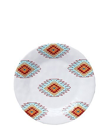 Image of HiEnd Accents Southwest Melamine Salad Plate, Set of 4