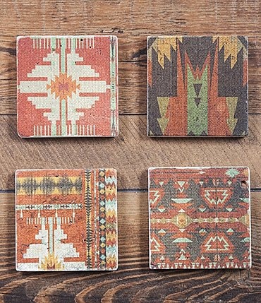 Image of HiEnd Accents Southwestern Coasters, Set of 4
