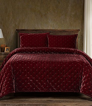 Image of HiEnd Accents Stella Faux Silk Velvet Pintuck Quilt Mini Set
