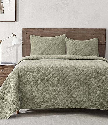 Image of HiEnd Accents Stonewashed Cotton Gauze Diamond Stitch Quilt Mini Set