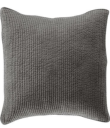 Image of HiEnd Accents Stonewashed Cotton Quilted Velvet Euro Sham