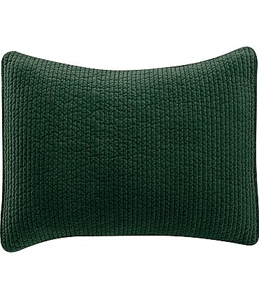 Image of HiEnd Accents Stonewashed Cotton Quilted Velvet Pillow Sham