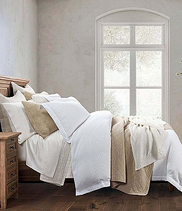 Image of HiEnd Accents Stonewashed Cotton Waffle Weave Duvet Cover