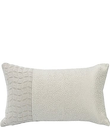 Image of HiEnd Accents Wilshire Natural Embroidered Pillow