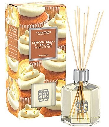 Image of HomeWorx by Slatkin + Co. Limoncello Cupcake Reed Diffuser