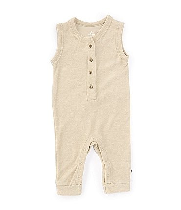 Image of Honest Baby Boys Newborn-24 Months Round Neck Sleeveless Henley Longall