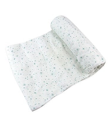 Image of Honest Baby Organic Cotton Twinkle Swaddle Blanket