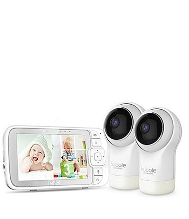 Image of Hubble Connected Nursery View Pro Twin Baby Monitor - 2 Pack Camera
