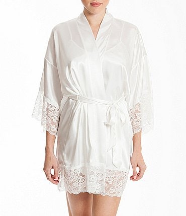 Image of In Bloom by Jonquil Satin & Lace Bridal Robe