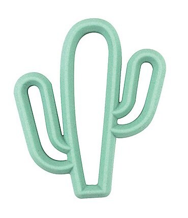 Image of Itzy Ritzy Chew Crew Silicone Baby Teether - Cactus