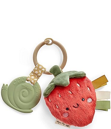 Image of Itzy Ritzy Itzy Pal™ Bonnie The Strawberry Teether Toy Ring