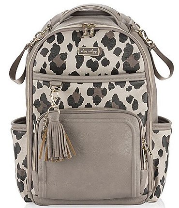 Image of Itzy Ritzy Leopard Print Boss Plus Large Diaper Bag Backpack