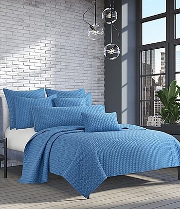 Image of J by J. Queen New York Cayman Herringbone Pattern Quilt