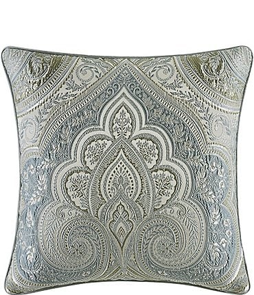 Image of J. Queen New York Allora Woven Damask Reversible Square Pillow