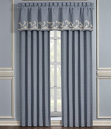 Image of J. Queen New York Aurora Linen Textured Window Treatment