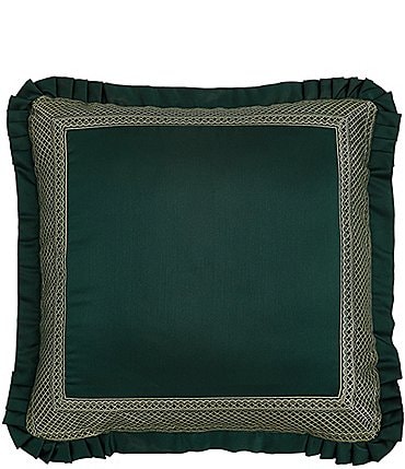 Image of J. Queen New York Bellini Bordered Pleated Flanged Euro Sham
