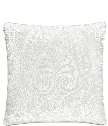 Image of J. Queen New York Bianco Damask Square Pillow