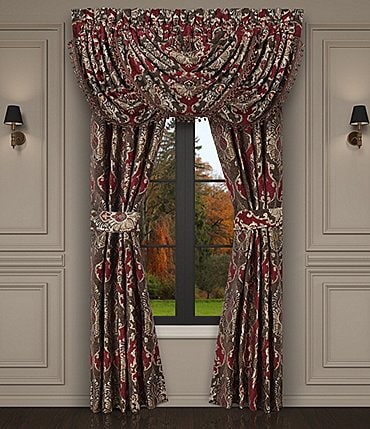 Image of J. Queen New York Cerino Woven Chenille Damask Window Treatment