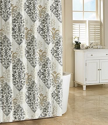 Image of J. Queen New York Galileo Woven Jacquard Shower Curtain