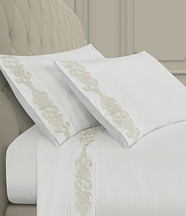 Image of J. Queen New York Imperial Embroidered Sheet Set