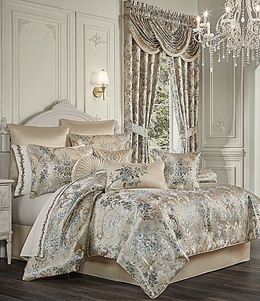 Image of J. Queen New York Jacqueline Woven Floral Jacquard Comforter Set
