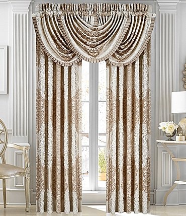 Image of J. Queen New York La Scala Dramatic Damask Window Treatments