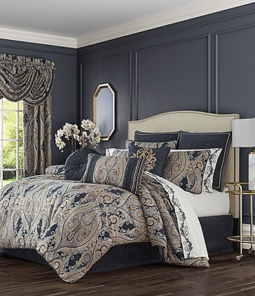 Image of J. Queen New York Luciana Indigo Comforter Set