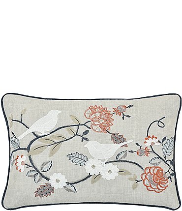 Image of J. Queen New York Parkview Embroidered Boudoir Pillow