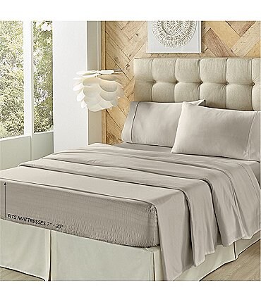 Image of J. Queen New York Royal Fit 500-Thread Count Adjustable Bed Split Sheet Set