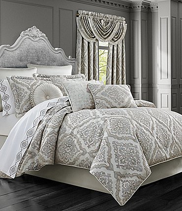 Image of J. Queen New York Tabitha Jacquard Damask Comforter Set