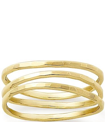 Image of James Avery 14k Gold Delicate Forged Rings