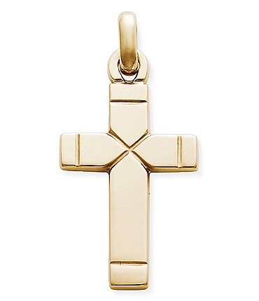 Image of James Avery 14K Gold Medium Plain Latin Cross