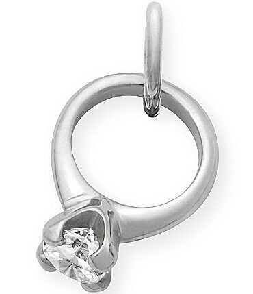 Image of James Avery Engagement Ring Charm with Cubic Zirconia