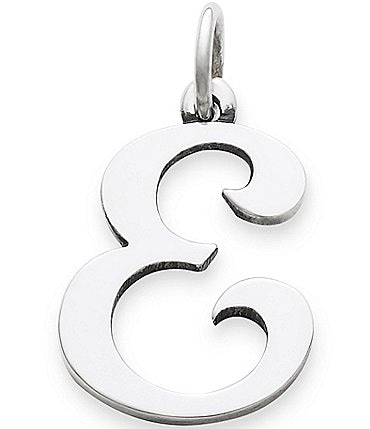 Image of James Avery Large Script Initial Pendant Charm