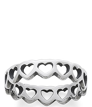 Image of James Avery Tiny Hearts Band Ring